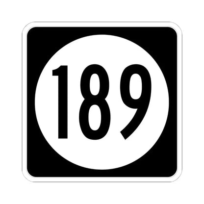 Iowa 189 (Iowa) (Road Sign) STICKER Vinyl Kiss-Cut Decal 6 Inch White - The Sticker Space