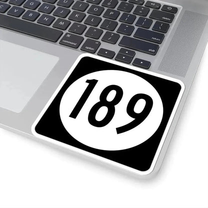 Iowa 189 (Iowa) (Road Sign) STICKER Vinyl Kiss-Cut Decal - The Sticker Space