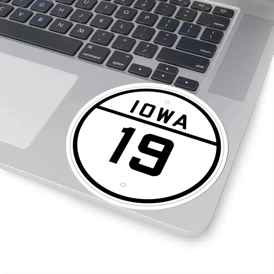 Iowa 19 1926 (Iowa) (Road Sign) STICKER Vinyl Kiss-Cut Decal - The Sticker Space