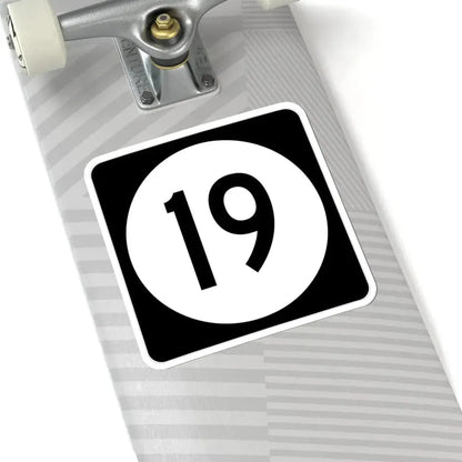 Iowa 19 (Iowa) (Road Sign) STICKER Vinyl Kiss-Cut Decal - The Sticker Space