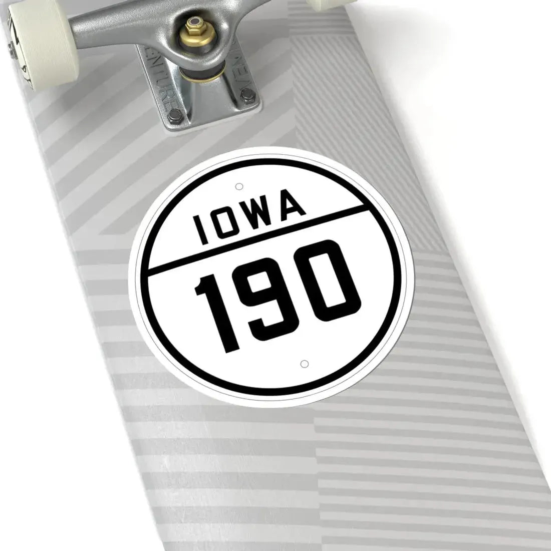 Iowa 190 1926 (Iowa) (Road Sign) STICKER Vinyl Kiss-Cut Decal - The Sticker Space