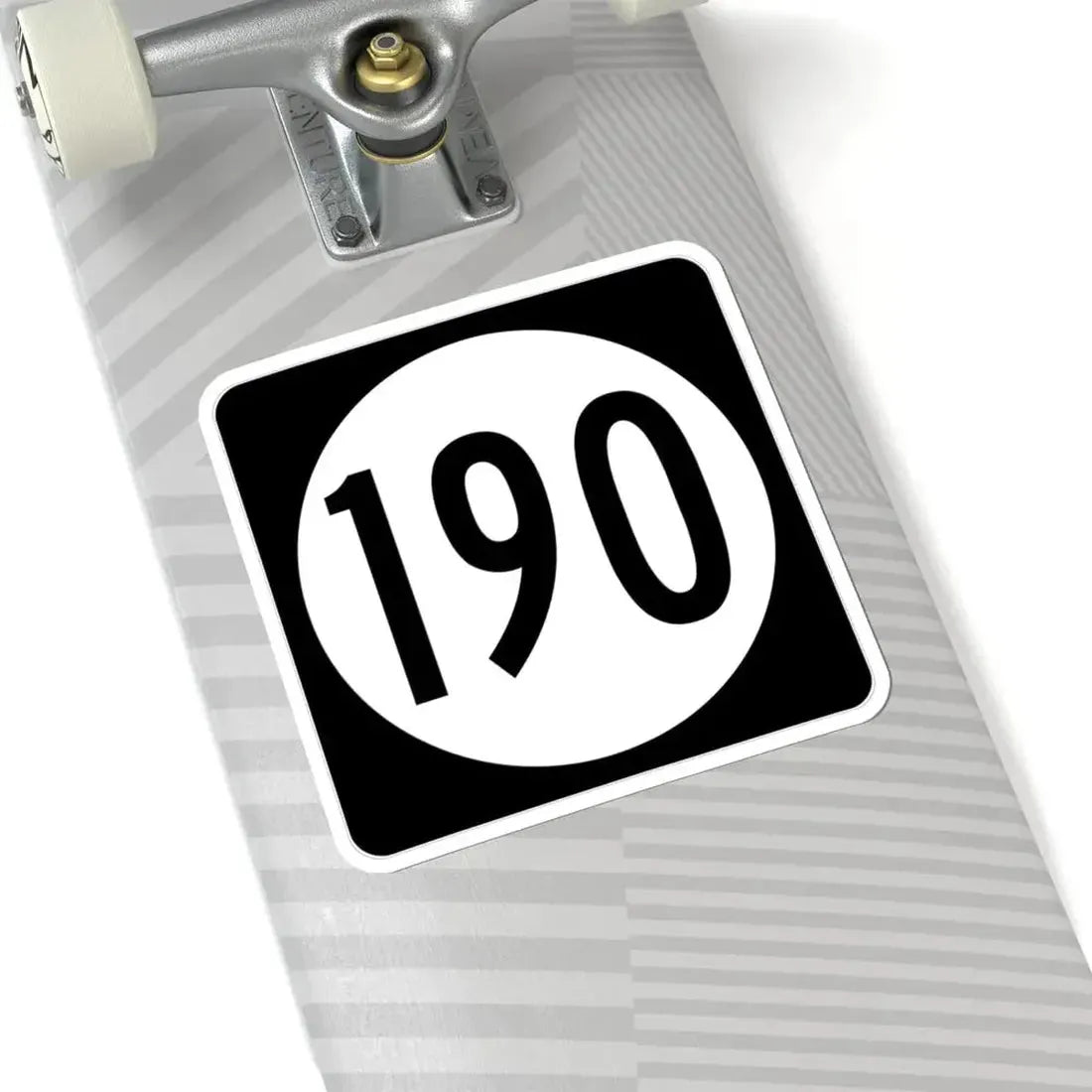 Iowa 190 (Iowa) (Road Sign) STICKER Vinyl Kiss-Cut Decal - The Sticker Space