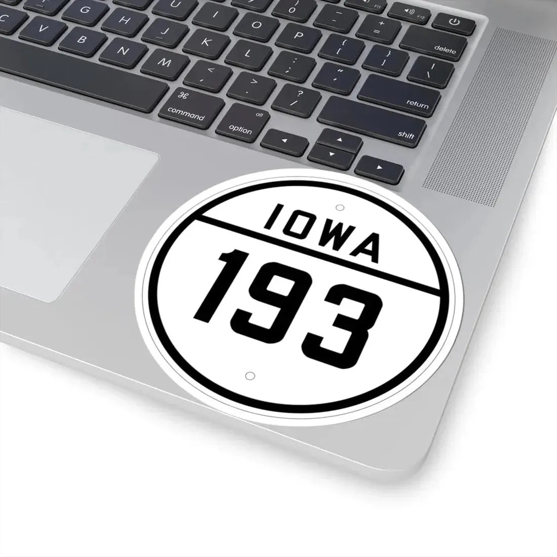 Iowa 193 1926 (Iowa) (Road Sign) STICKER Vinyl Kiss-Cut Decal - The Sticker Space