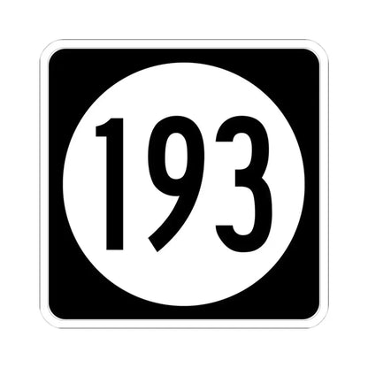 Iowa 193 (Iowa) (Road Sign) STICKER Vinyl Kiss-Cut Decal 4 Inch White - The Sticker Space