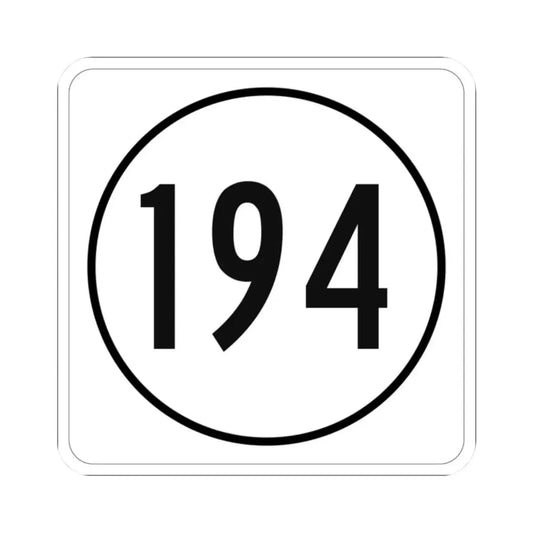 Iowa 194 1948 (Iowa) (Road Sign) STICKER Vinyl Kiss-Cut Decal 2 Inch White - The Sticker Space