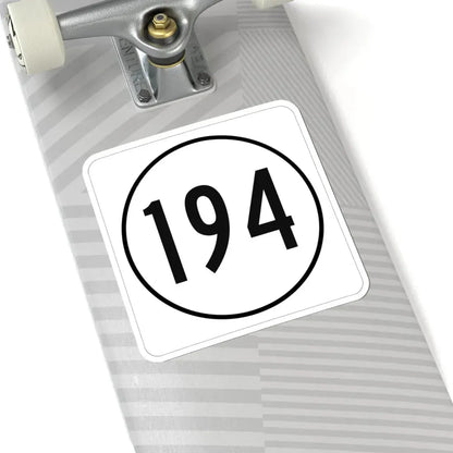 Iowa 194 1948 (Iowa) (Road Sign) STICKER Vinyl Kiss-Cut Decal - The Sticker Space