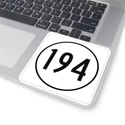 Iowa 194 1948 (Iowa) (Road Sign) STICKER Vinyl Kiss-Cut Decal - The Sticker Space