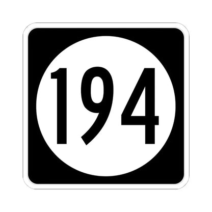 Iowa 194 (Iowa) (Road Sign) STICKER Vinyl Kiss-Cut Decal 6 Inch White - The Sticker Space