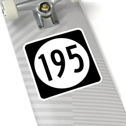 Iowa 195 (Iowa) (Road Sign) STICKER Vinyl Kiss-Cut Decal - The Sticker Space