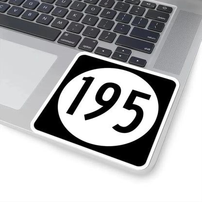 Iowa 195 (Iowa) (Road Sign) STICKER Vinyl Kiss-Cut Decal - The Sticker Space