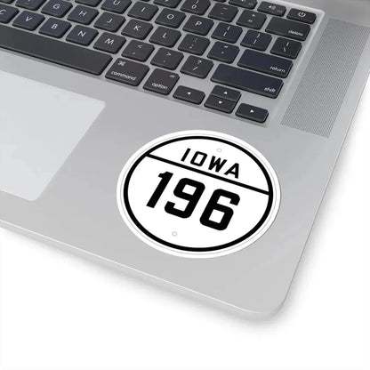 Iowa 196 1926 (Iowa) (Road Sign) STICKER Vinyl Kiss-Cut Decal - The Sticker Space