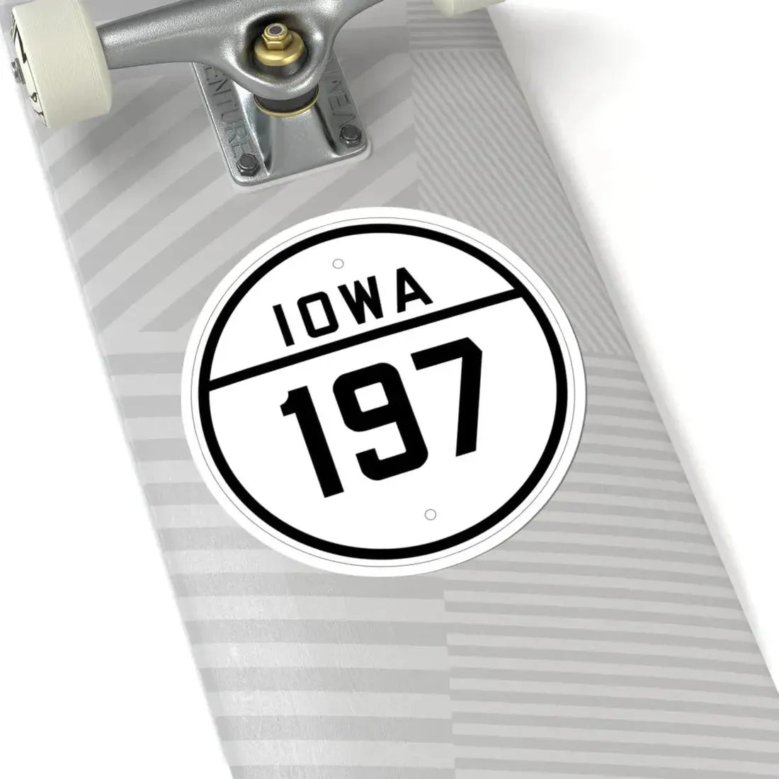 Iowa 197 1926 (Iowa) (Road Sign) STICKER Vinyl Kiss-Cut Decal - The Sticker Space