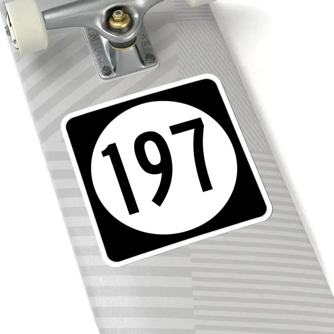 Iowa 197 (Iowa) (Road Sign) STICKER Vinyl Kiss-Cut Decal - The Sticker Space