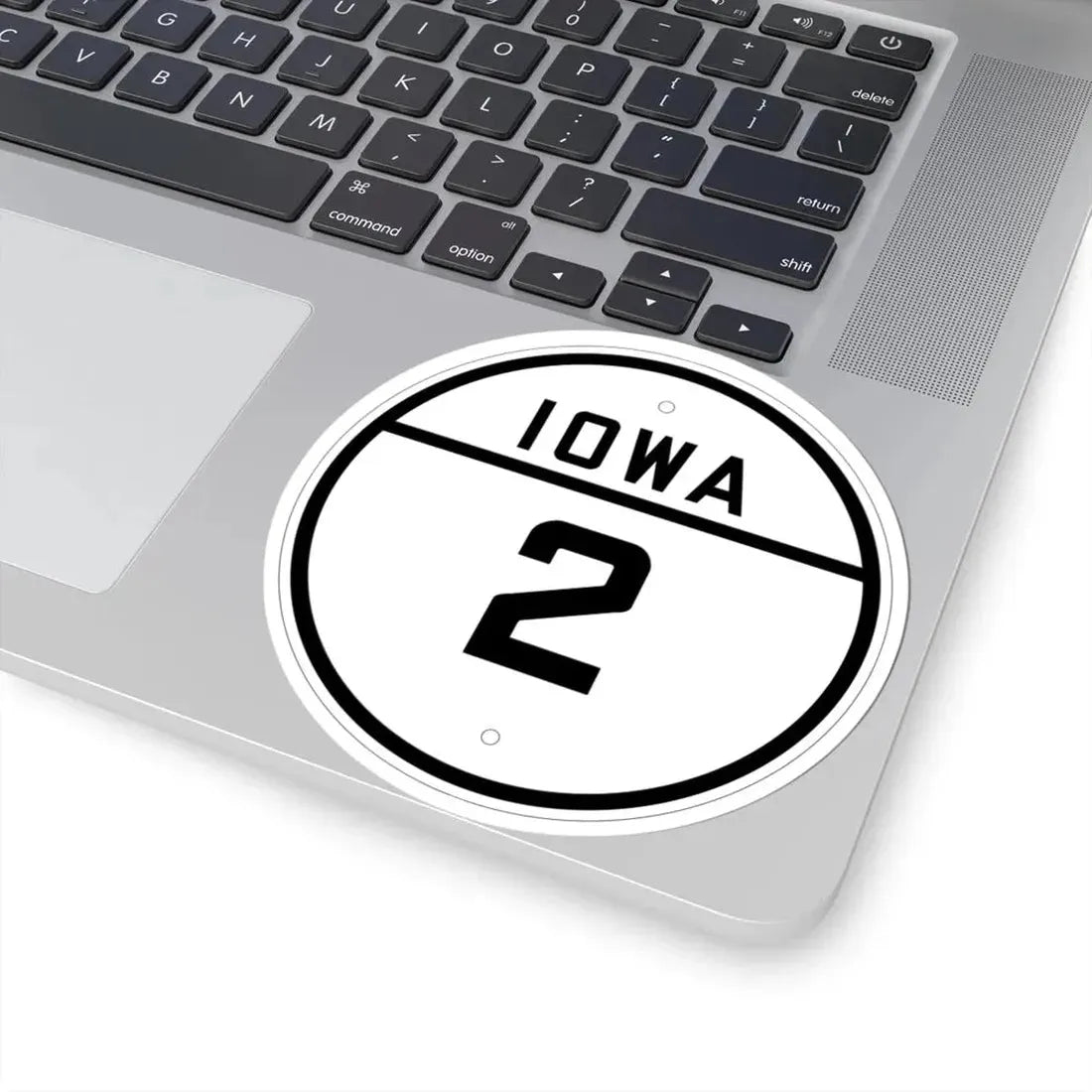 Iowa 2 1926 (Iowa) (Road Sign) STICKER Vinyl Kiss-Cut Decal - The Sticker Space