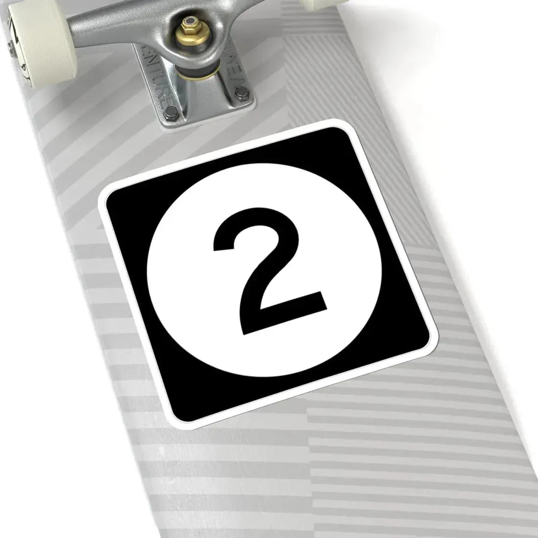 Iowa 2 (Iowa) (Road Sign) STICKER Vinyl Kiss-Cut Decal - The Sticker Space