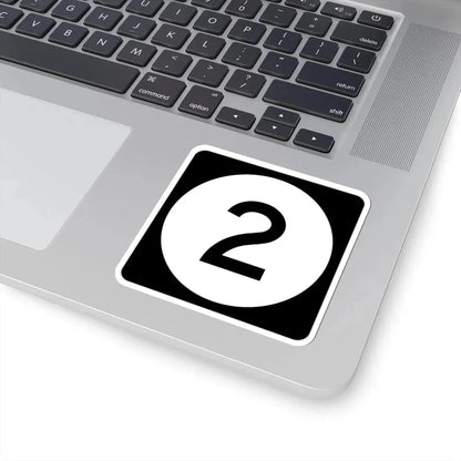 Iowa 2 (Iowa) (Road Sign) STICKER Vinyl Kiss-Cut Decal - The Sticker Space