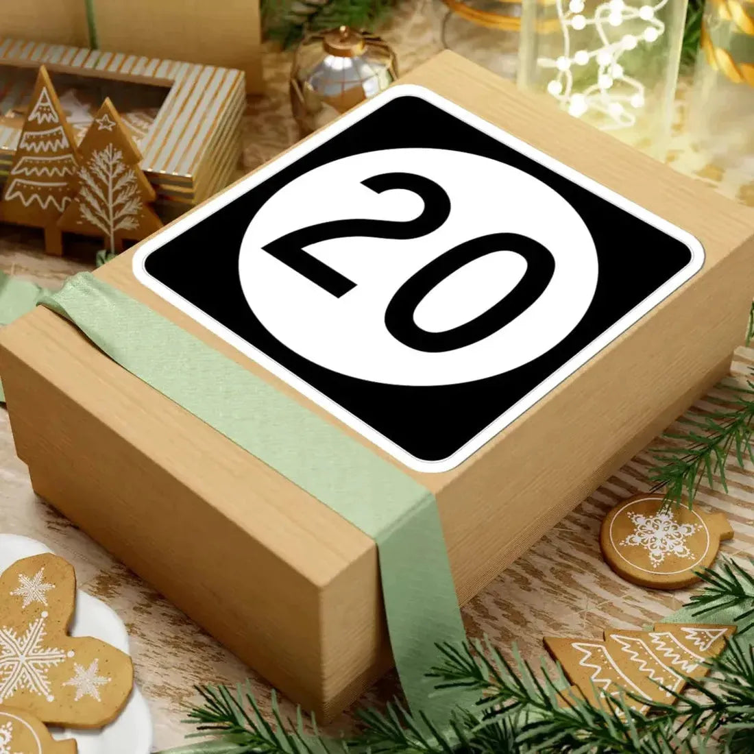 Iowa 20 (Iowa) (Road Sign) STICKER Vinyl Kiss-Cut Decal - The Sticker Space