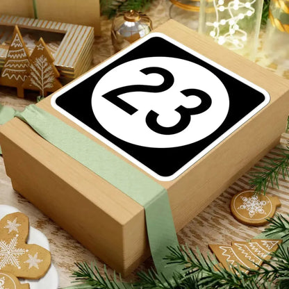 Iowa 23 (Iowa) (Road Sign) STICKER Vinyl Kiss-Cut Decal - The Sticker Space