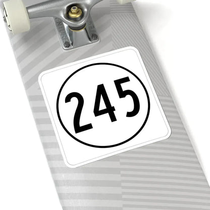 Iowa 245 1948 (Iowa) (Road Sign) STICKER Vinyl Kiss-Cut Decal - The Sticker Space