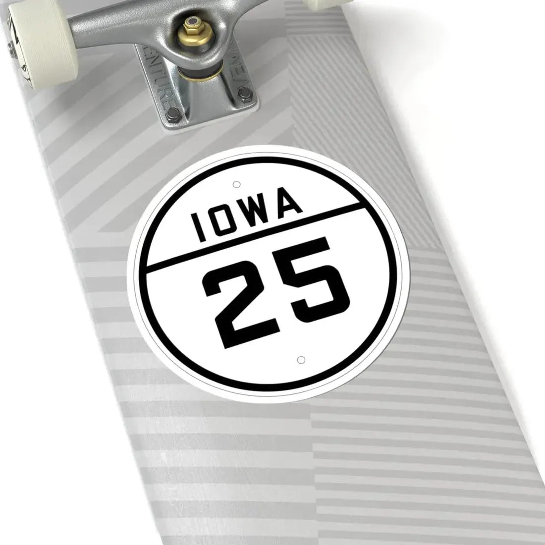 Iowa 25 1926 (Iowa) (Road Sign) STICKER Vinyl Kiss-Cut Decal - The Sticker Space
