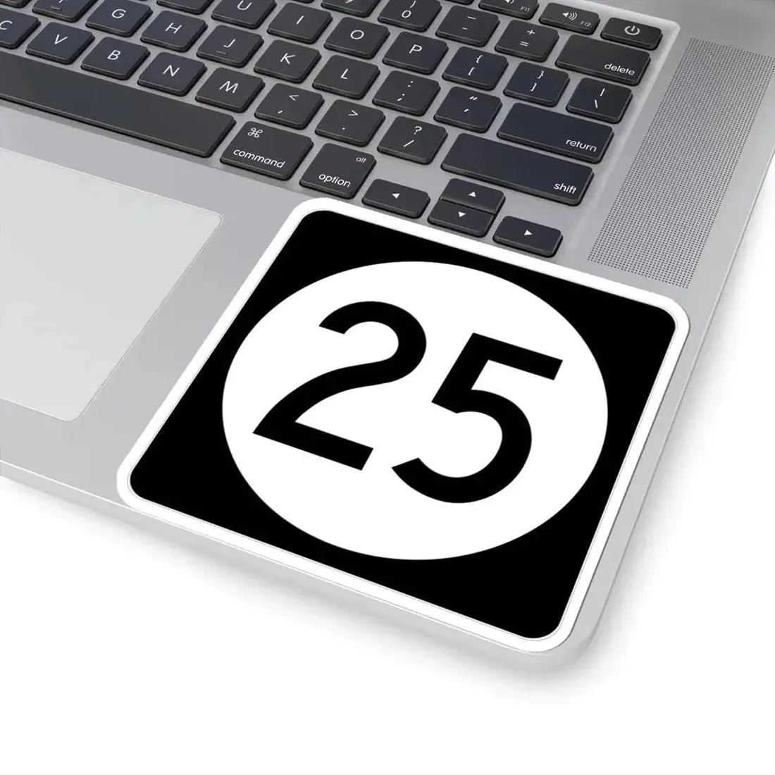 Iowa 25 (Iowa) (Road Sign) STICKER Vinyl Kiss-Cut Decal - The Sticker Space