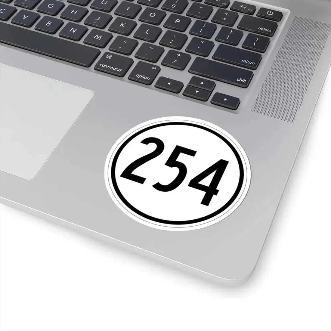 Iowa 254 1950 (Iowa) (Road Sign) STICKER Vinyl Kiss-Cut Decal - The Sticker Space