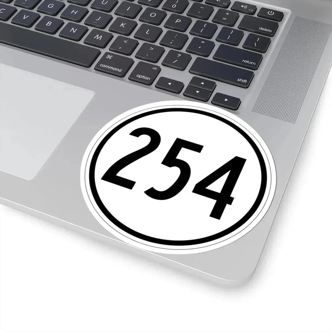 Iowa 254 1950 (Iowa) (Road Sign) STICKER Vinyl Kiss-Cut Decal - The Sticker Space