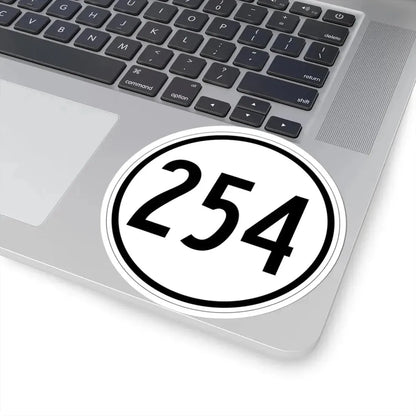 Iowa 254 1950 (Iowa) (Road Sign) STICKER Vinyl Kiss-Cut Decal - The Sticker Space