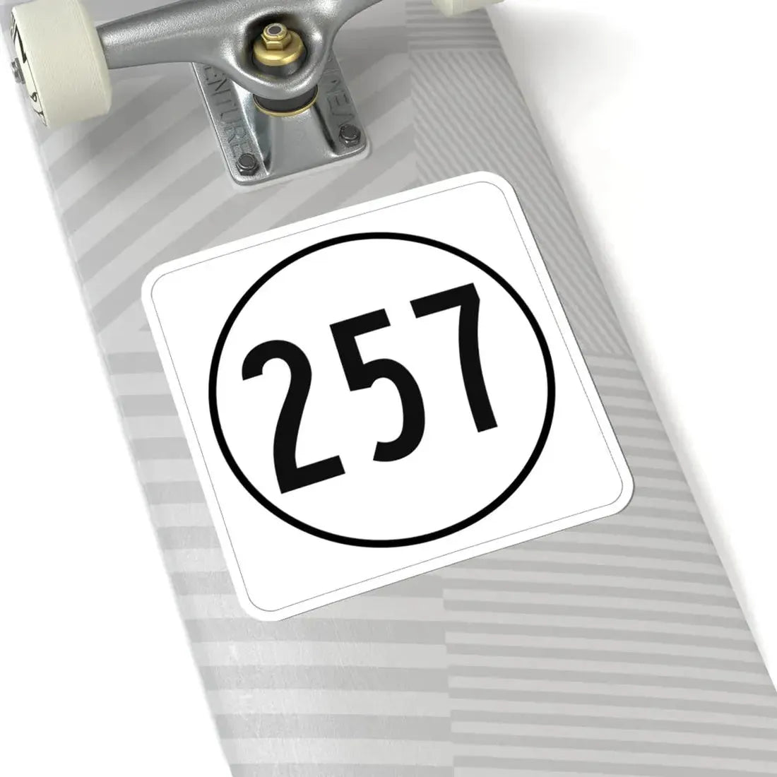 Iowa 257 1948 (Iowa) (Road Sign) STICKER Vinyl Kiss-Cut Decal - The Sticker Space