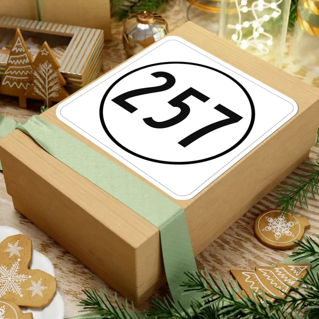 Iowa 257 1948 (Iowa) (Road Sign) STICKER Vinyl Kiss-Cut Decal - The Sticker Space