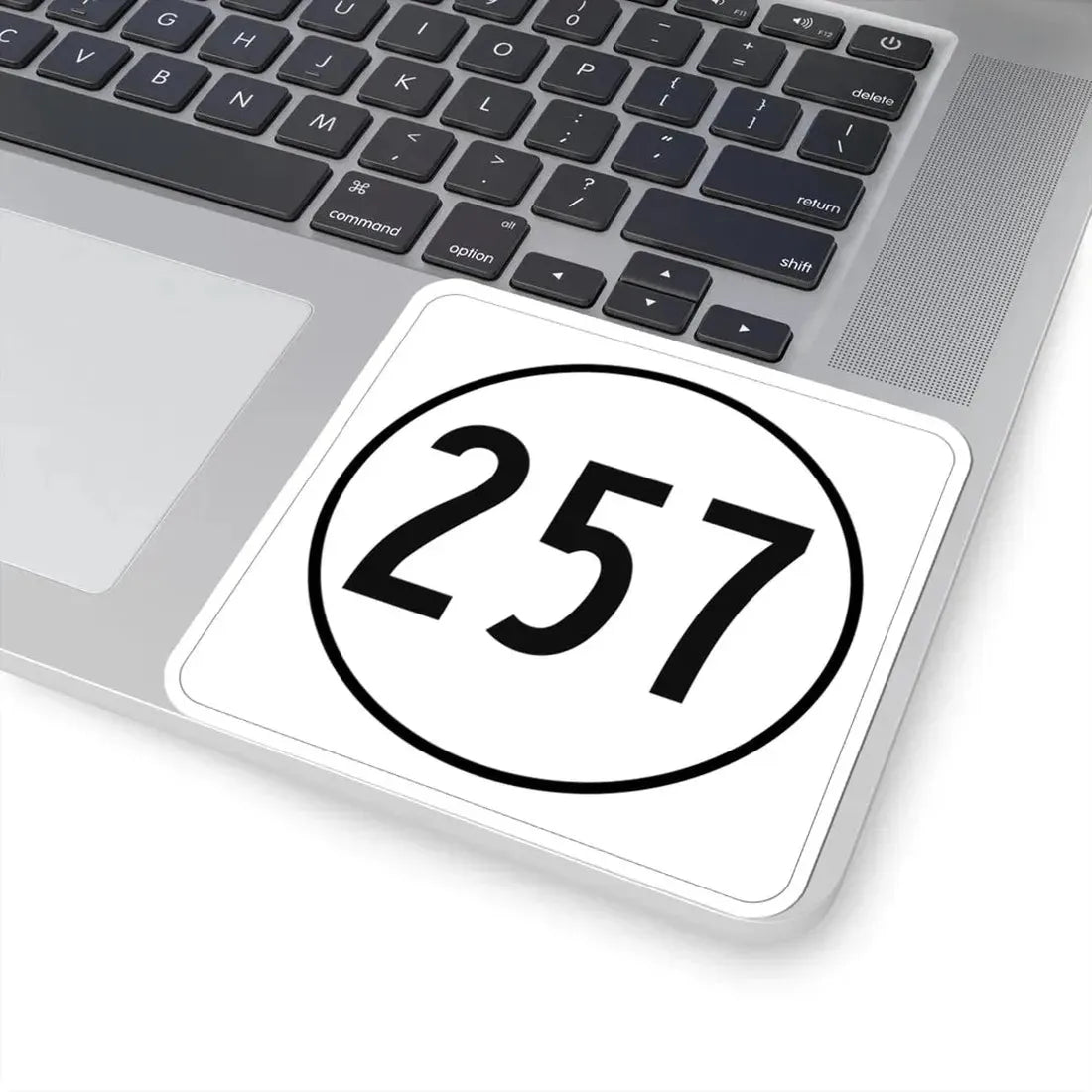 Iowa 257 1948 (Iowa) (Road Sign) STICKER Vinyl Kiss-Cut Decal - The Sticker Space