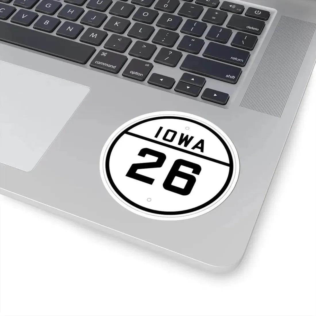 Iowa 26 1926 (Iowa) (Road Sign) STICKER Vinyl Kiss-Cut Decal - The Sticker Space