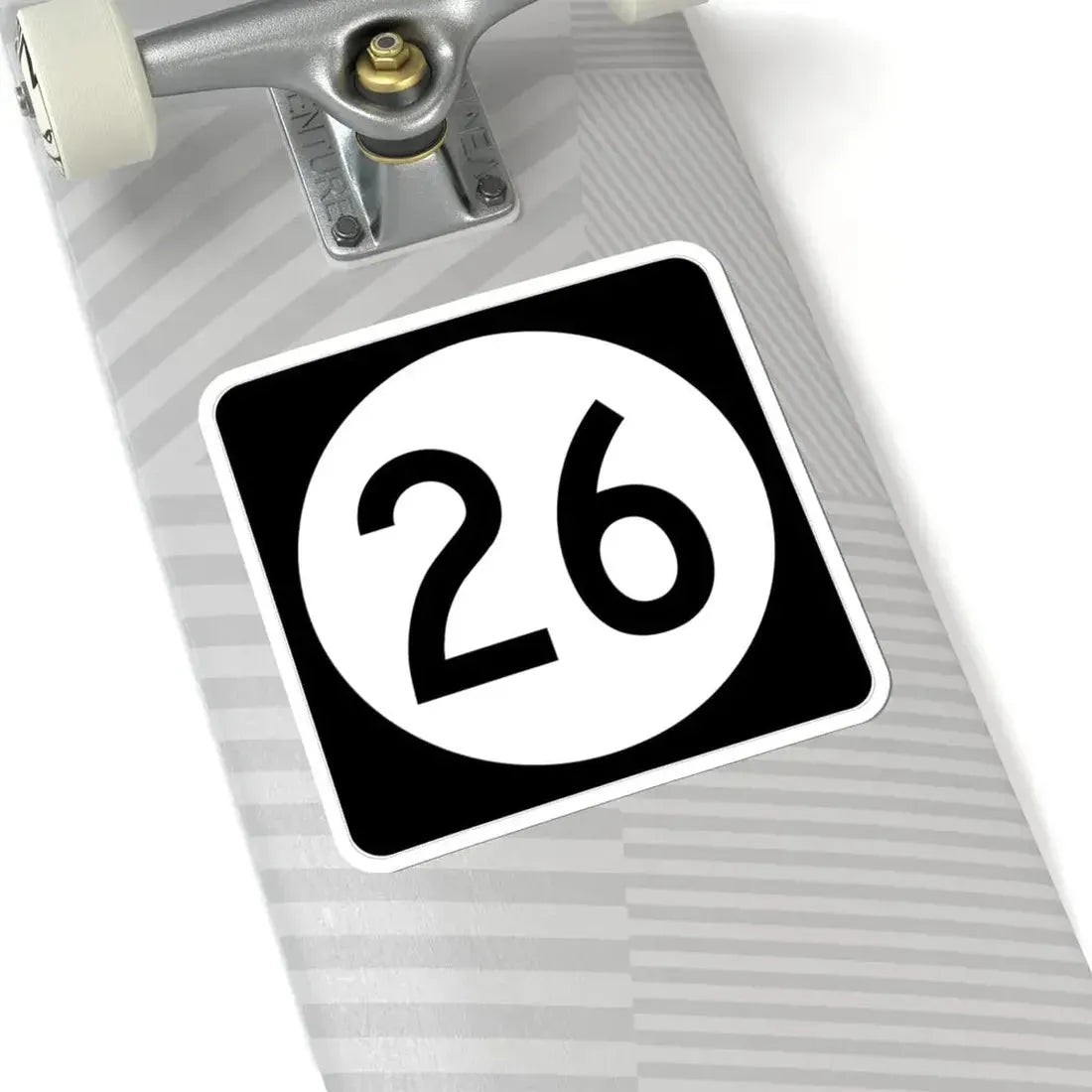 Iowa 26 (Iowa) (Road Sign) STICKER Vinyl Kiss-Cut Decal - The Sticker Space