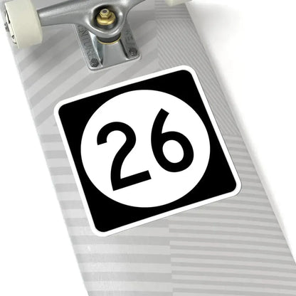 Iowa 26 (Iowa) (Road Sign) STICKER Vinyl Kiss-Cut Decal - The Sticker Space