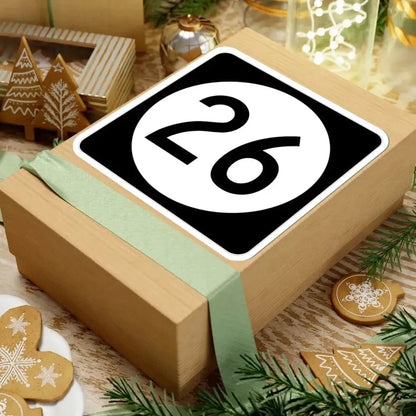 Iowa 26 (Iowa) (Road Sign) STICKER Vinyl Kiss-Cut Decal - The Sticker Space