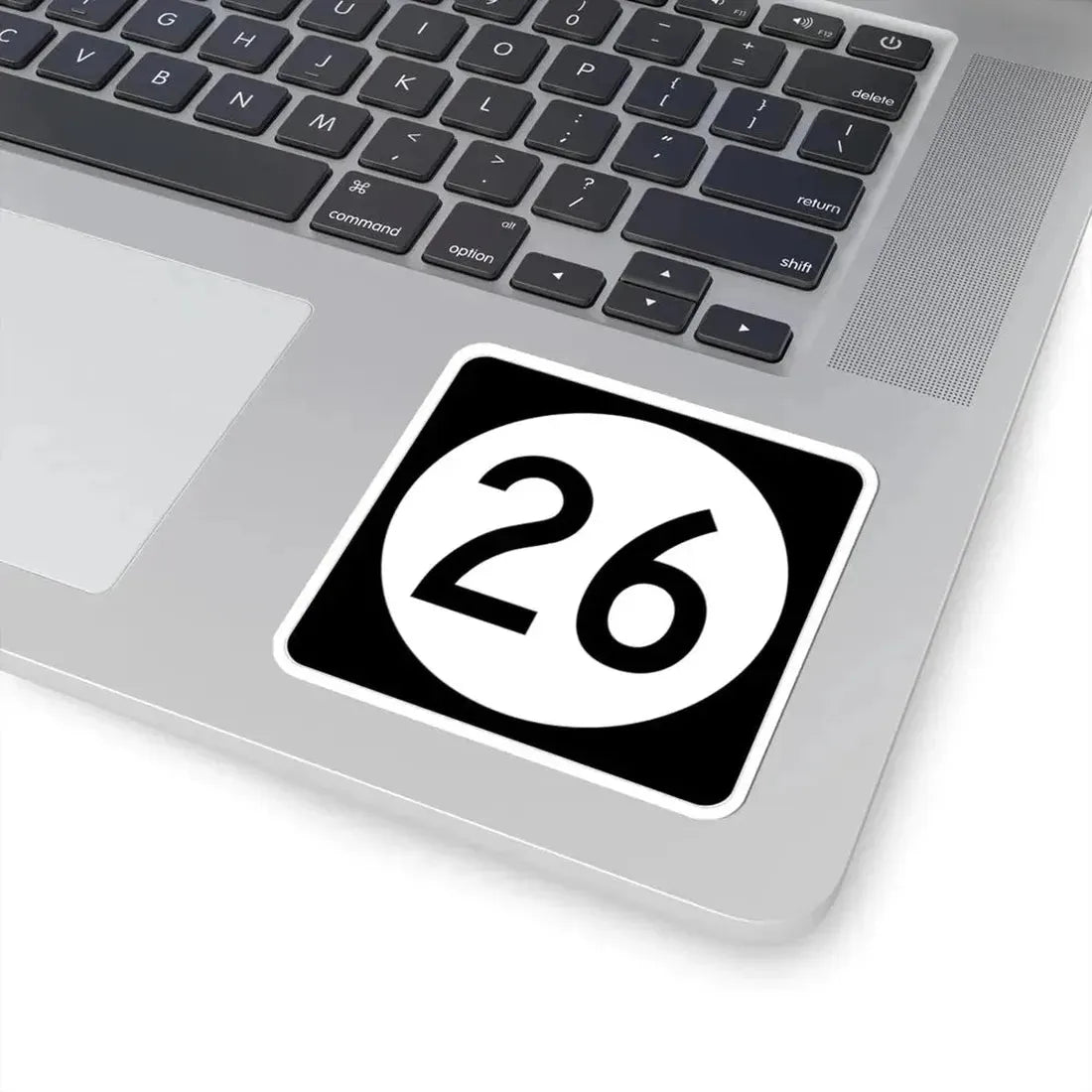 Iowa 26 (Iowa) (Road Sign) STICKER Vinyl Kiss-Cut Decal - The Sticker Space