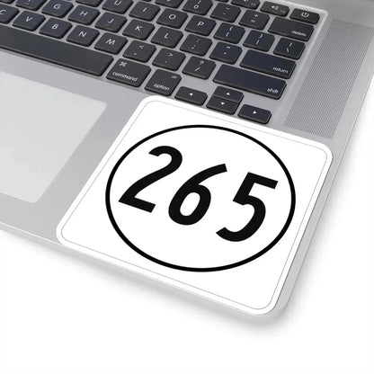 Iowa 265 1948 (Iowa) (Road Sign) STICKER Vinyl Kiss-Cut Decal - The Sticker Space