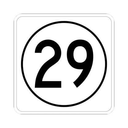 Iowa 29 1948 (Iowa) (Road Sign) STICKER Vinyl Kiss-Cut Decal 3 Inch White - The Sticker Space