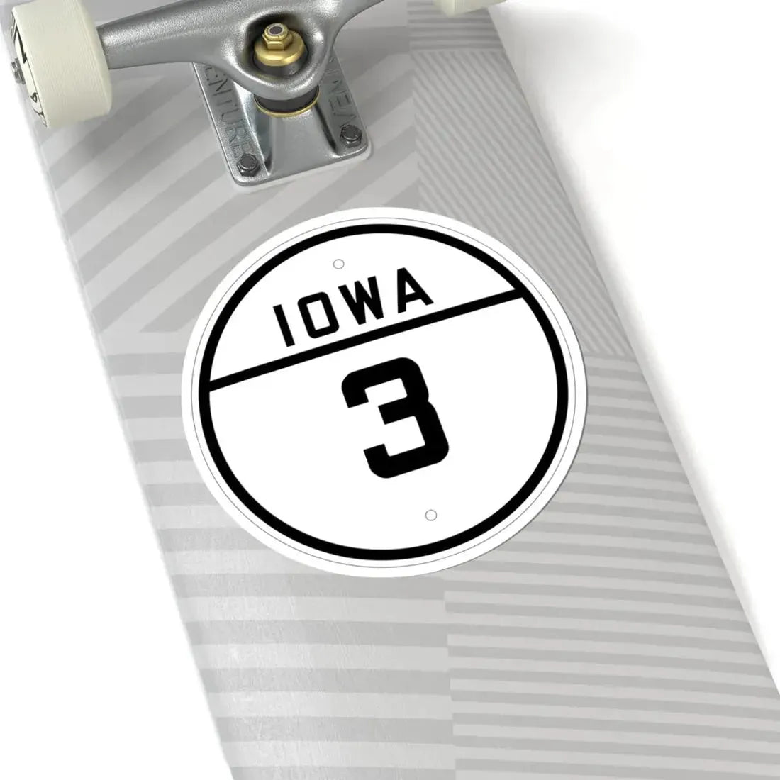Iowa 3 1926 (Iowa) (Road Sign) STICKER Vinyl Kiss-Cut Decal - The Sticker Space