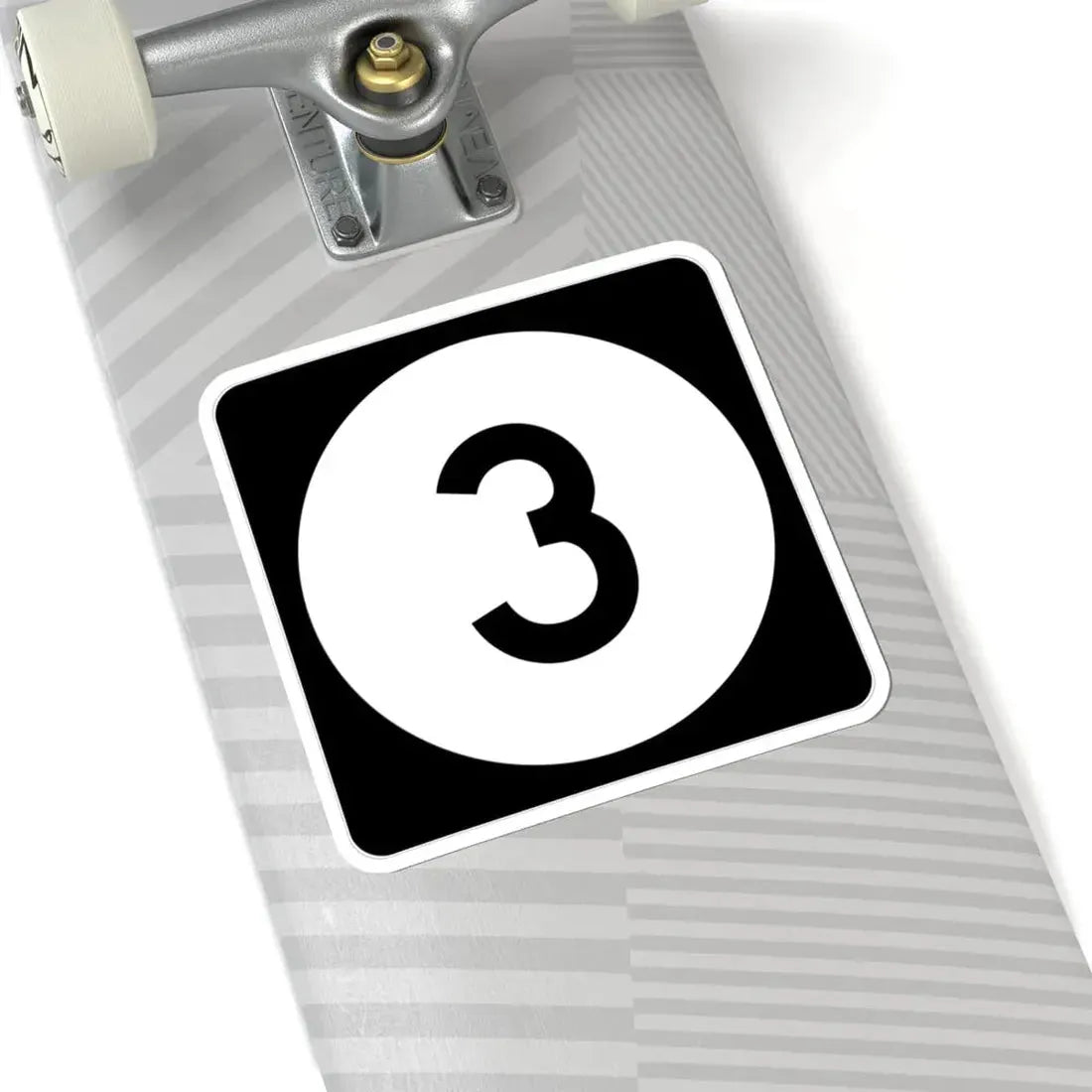 Iowa 3 (Iowa) (Road Sign) STICKER Vinyl Kiss-Cut Decal - The Sticker Space