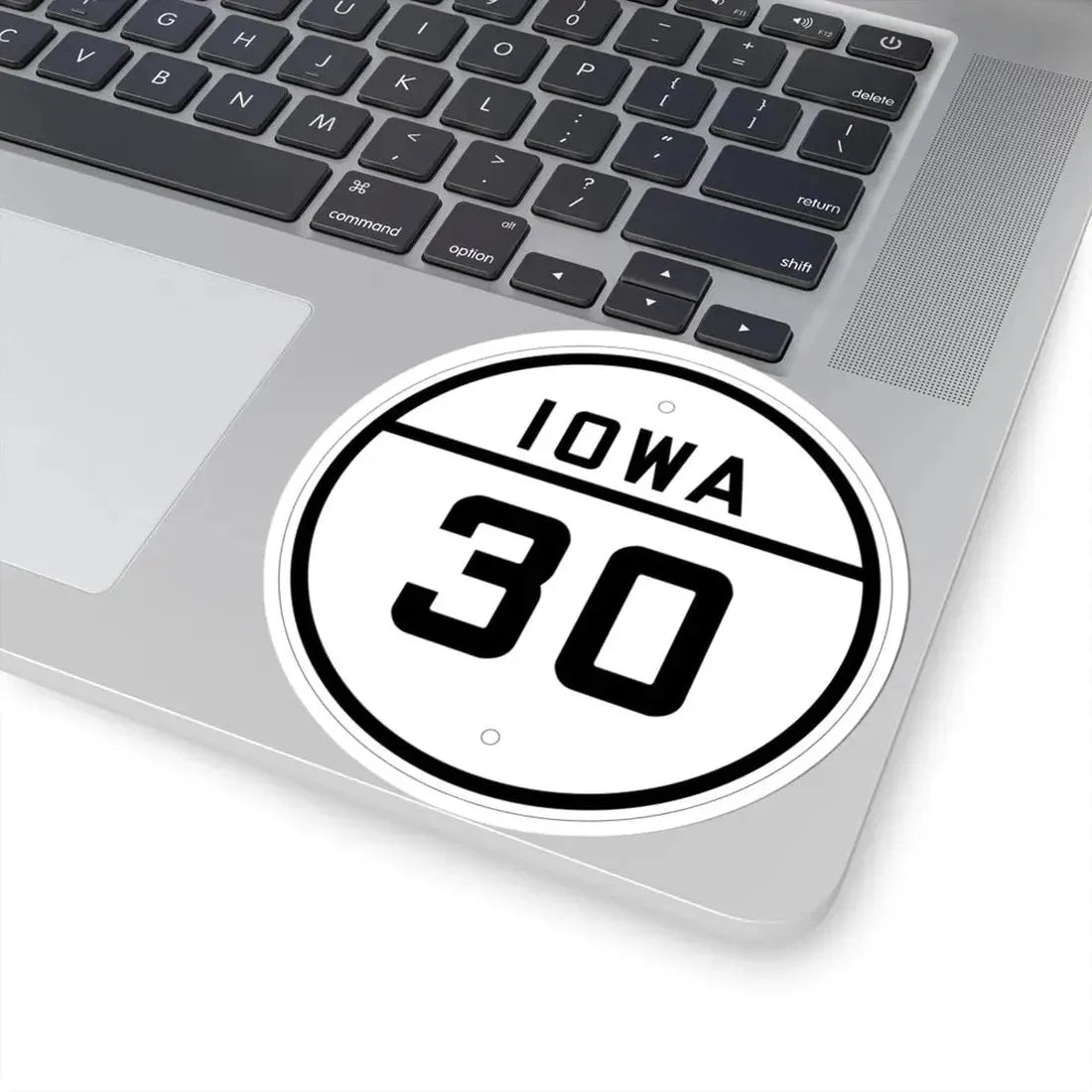 Iowa 30 1926 (Iowa) (Road Sign) STICKER Vinyl Kiss-Cut Decal - The Sticker Space