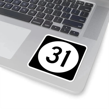 Iowa 31 (Iowa) (Road Sign) STICKER Vinyl Kiss-Cut Decal - The Sticker Space