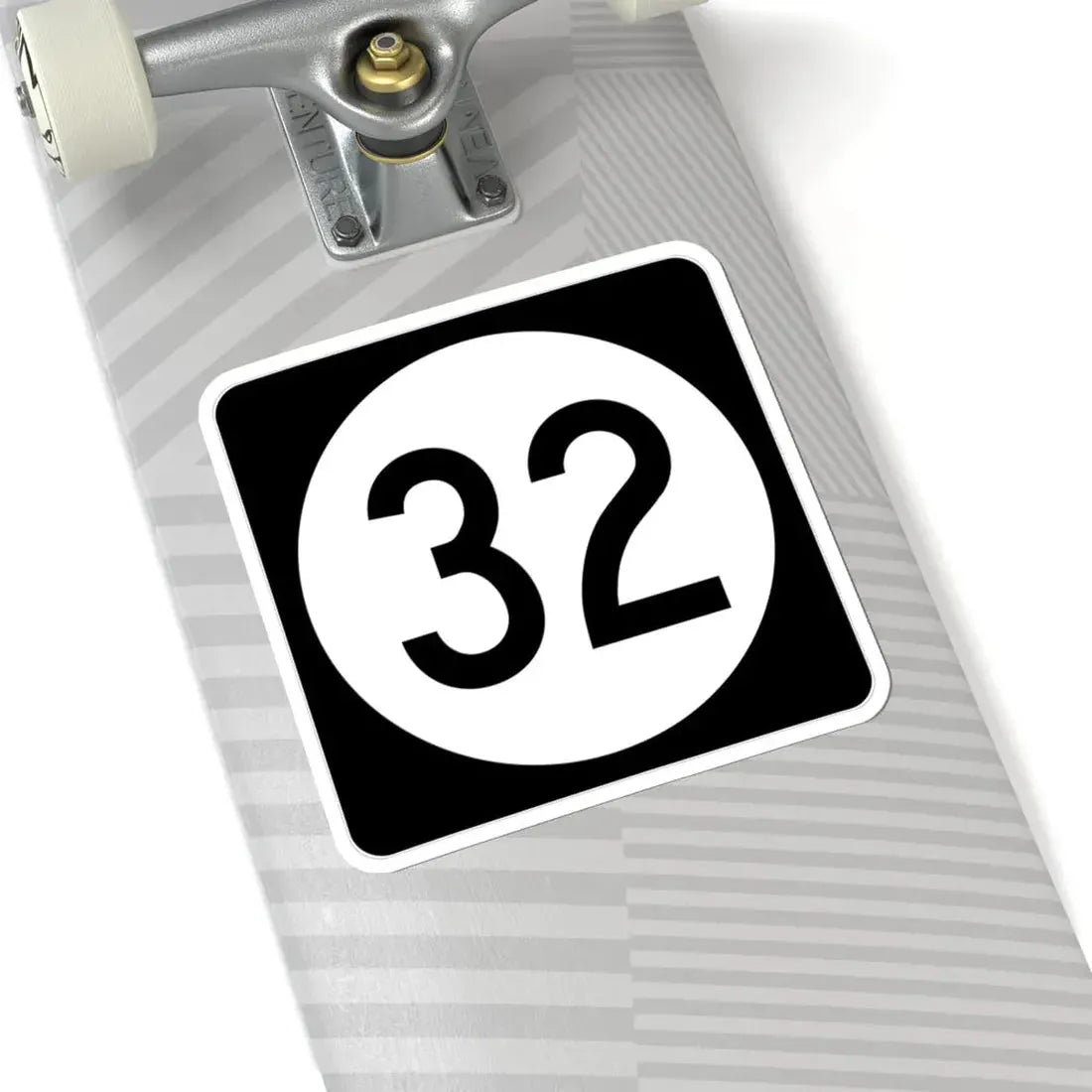 Iowa 32 (Iowa) (Road Sign) STICKER Vinyl Kiss-Cut Decal - The Sticker Space