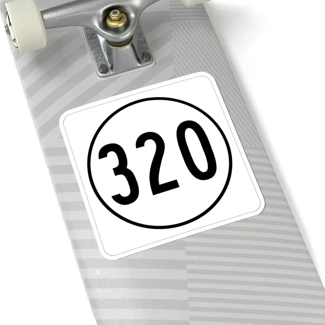 Iowa 320 1948 (Iowa) (Road Sign) STICKER Vinyl Kiss-Cut Decal - The Sticker Space