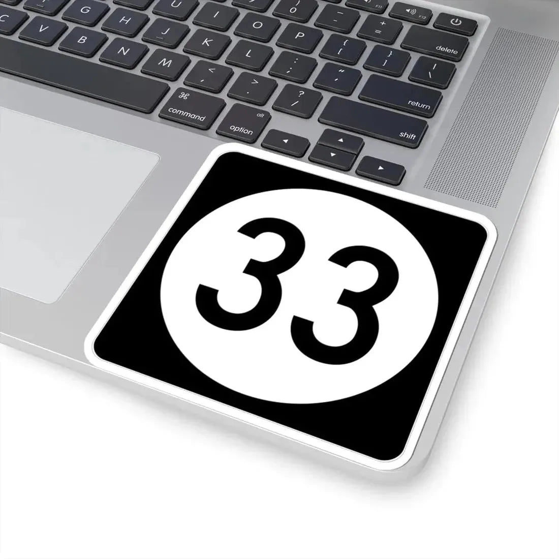 Iowa 33 (Iowa) (Road Sign) STICKER Vinyl Kiss-Cut Decal - The Sticker Space