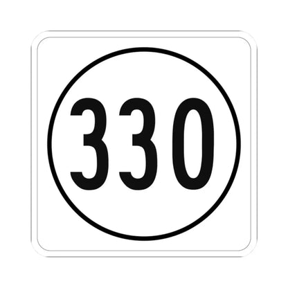 Iowa 330 1948 (Iowa) (Road Sign) STICKER Vinyl Kiss-Cut Decal 2 Inch White - The Sticker Space