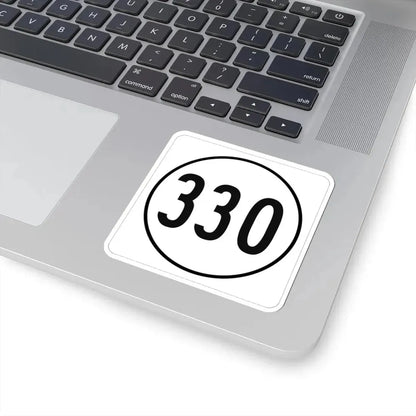 Iowa 330 1948 (Iowa) (Road Sign) STICKER Vinyl Kiss-Cut Decal - The Sticker Space