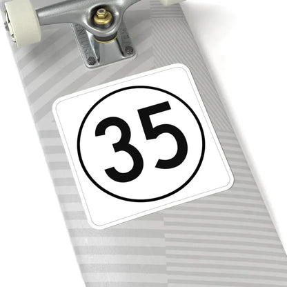 Iowa 35 1948 (Iowa) (Road Sign) STICKER Vinyl Kiss-Cut Decal - The Sticker Space