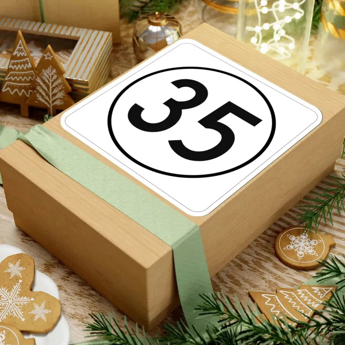 Iowa 35 1948 (Iowa) (Road Sign) STICKER Vinyl Kiss-Cut Decal - The Sticker Space