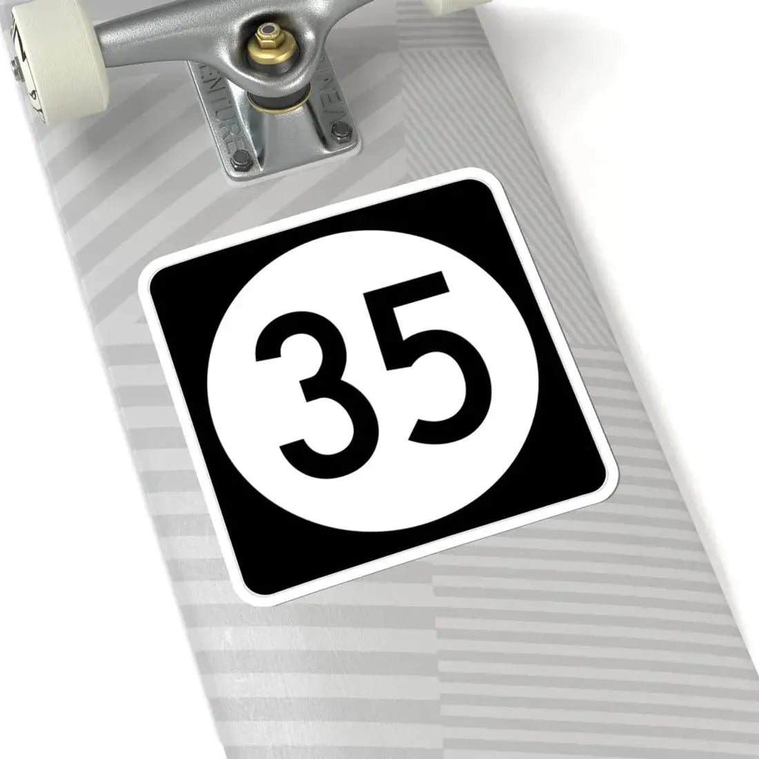 Iowa 35 (Iowa) (Road Sign) STICKER Vinyl Kiss-Cut Decal - The Sticker Space